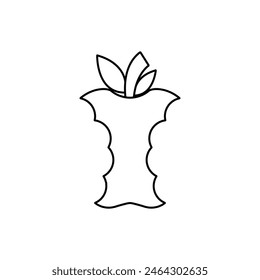 apple fruit icon vector template illustration logo design