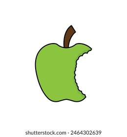 apple fruit icon vector template illustration logo design