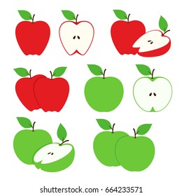 Apple Fruit Illustration Vector Design Stock Image