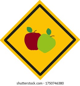 apple fruit. illustration for web and mobile design.