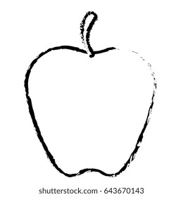 apple fruit isolated icon