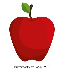 apple fruit isolated icon