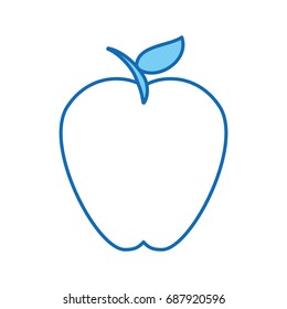 apple fruit isolated icon