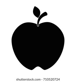 apple fruit isolated icon