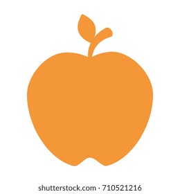 apple fruit isolated icon