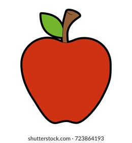 apple fruit isolated icon