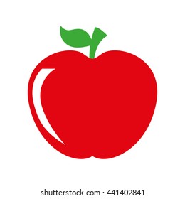 apple fruit isolated icon design