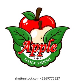 Apple fruit logo design collection