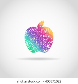Apple fruit logo icon