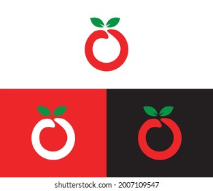 Apple fruit minimalist logo design inspiration