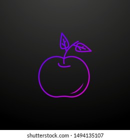 Apple, fruit nolan icon. Elements of thanksgiving day set. Simple icon for websites, web design, mobile app, info graphics
