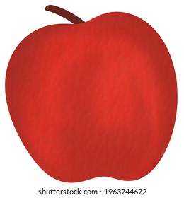 Apple fruit, red fruit, vector, illustration