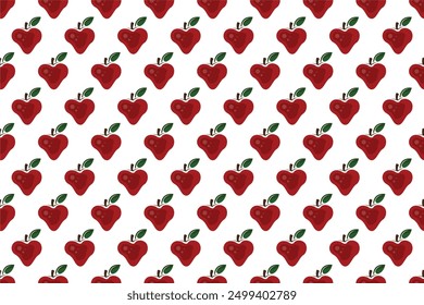 Apple fruit seamless patternbackground. Seamless pattern of apple fruit