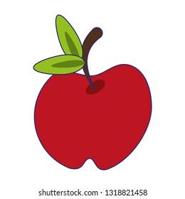 apple fruit symbol cartoon