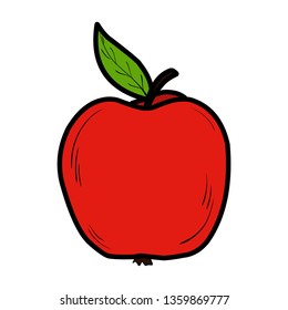 Apple. Fruit. Symbol of health. Training. Bright. For your design.