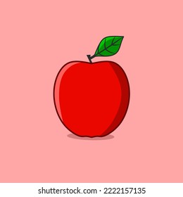 arte vectorial de frutos de manzana, diseño de manzanas, ilustración de manzanas, logotipo de manzanas
