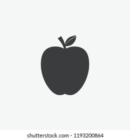 Apple Fruit Vector Icon