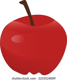 apple fruit vector. apple fruit icon