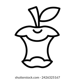 apple fruit vegan leaf dessert icon