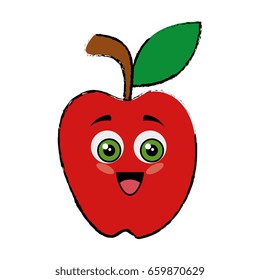 apple funny cartoon