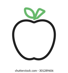 Apple, furit, delicious icon vector image. Can also be used for eatables, food and drinks. Suitable for use on web apps, mobile apps and print media