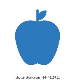 apple glyph color vector icon