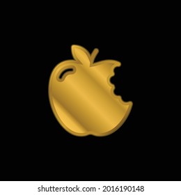 Apfelgold-Symbol oder Logo-Vektorgrafik