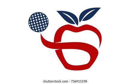 Apple Golf Ball