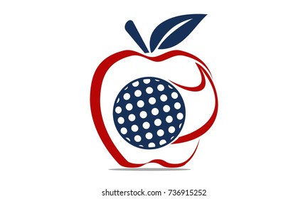 Apple Golf Ball