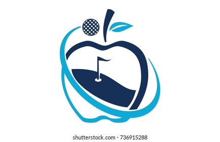 Apple Golf Ball