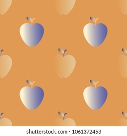 Apple gradient seamless texture, modern design background.