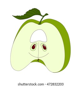 Apple green letter