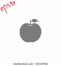 Apple grey icon.
