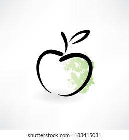 apple grunge icon