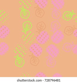 Apple halftone pattern. Hand drawn.
