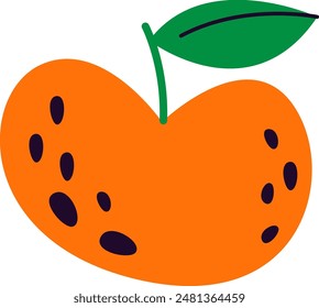 Apple Hand Drawn Vector Illustration
