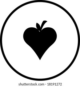 apple heart symbol