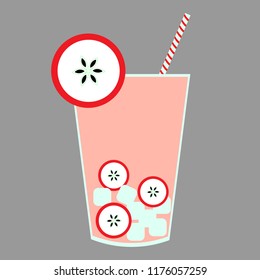 Apple ice juice