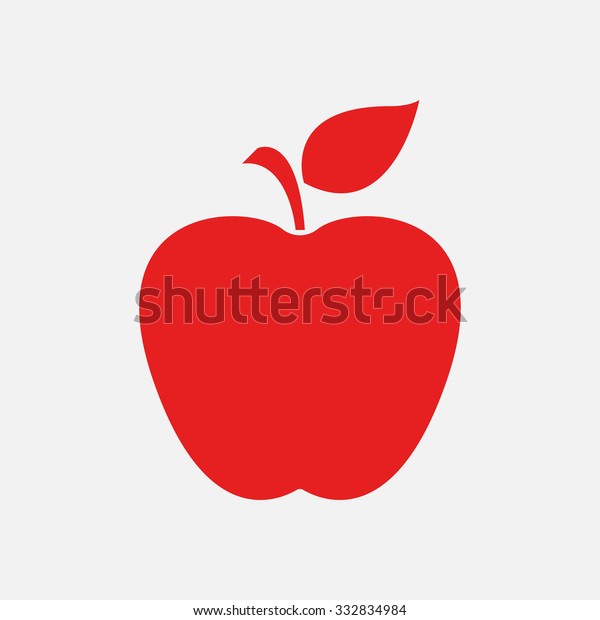 リンゴのアイコン のベクター画像素材 ロイヤリティフリー