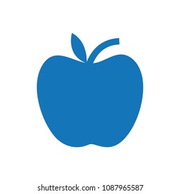 An Apple Icon Blue