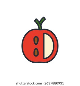 apple icon collection .design style with background
