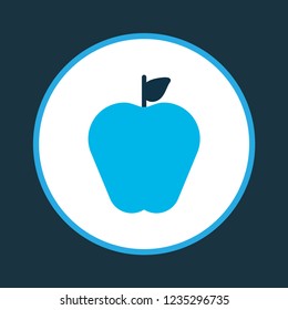 Apple icon colored symbol. Premium quality isolated jonagold element in trendy style.