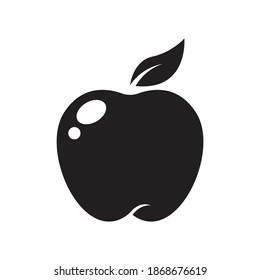 Apple icon design. Apple fruit. isolated on white background