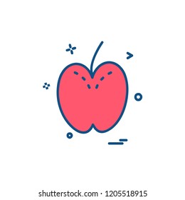 Apple icon design vector