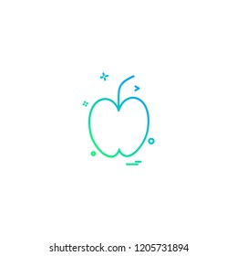 Apple icon design vector 