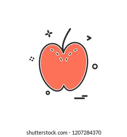 Apple icon design vector