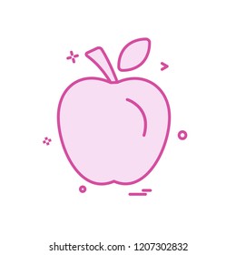 Apple icon design vector