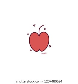 Apple icon design vector 