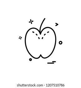 Apple icon design vector