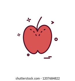 Apple icon design vector